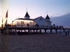 Die historische Seebrücke Ahlbeck wurde 1899 mit einem 280 m ins Meer reichenden Seesteg in gründerzeitlicher Architektur errichtet und 1993 erneuert. Als einzige unter den zahlreichen Seebrücken an der Ostseeküste konnte Ahlbecks Seebrücke ihre historische Bausubstanz erhalten, auch wenn 1971-1972 eine Erneuerung der Holzpfahlgründung durch eine Stahlpfahlgründung notwendig geworden war.